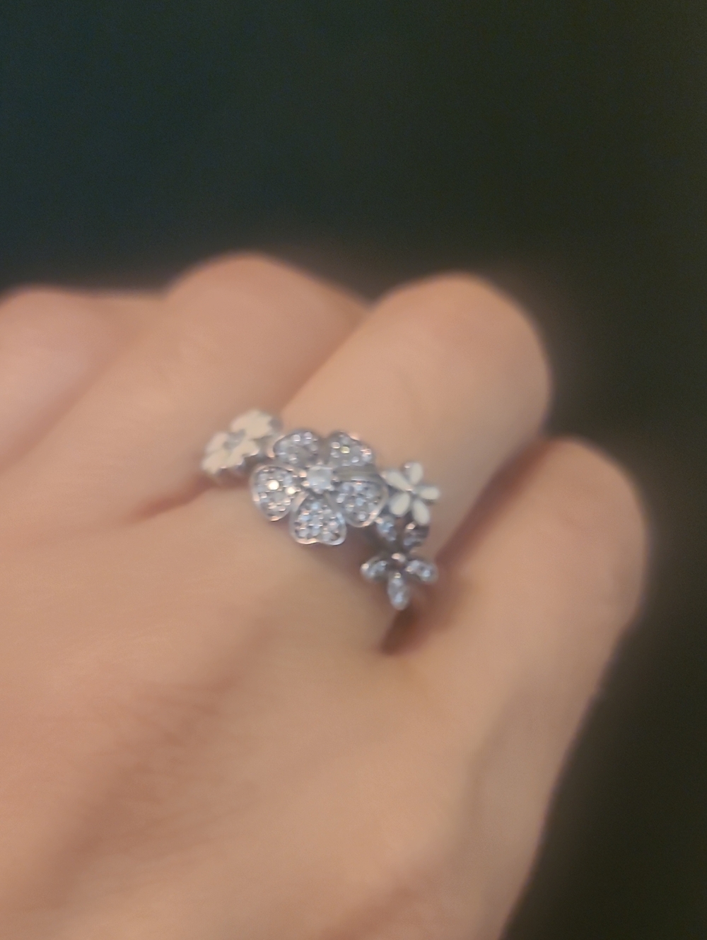 Pandora Shimmering Bouquet Ring